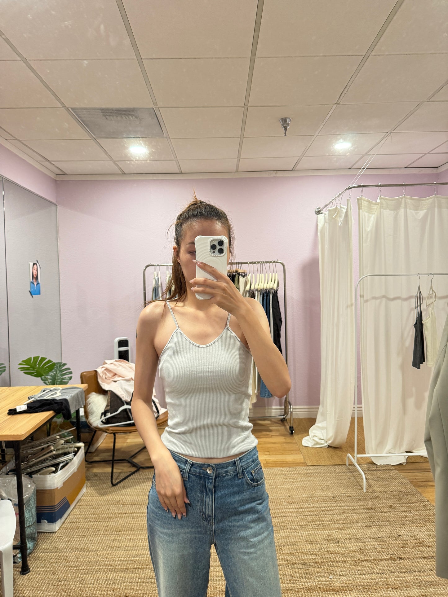 Cami with three different color