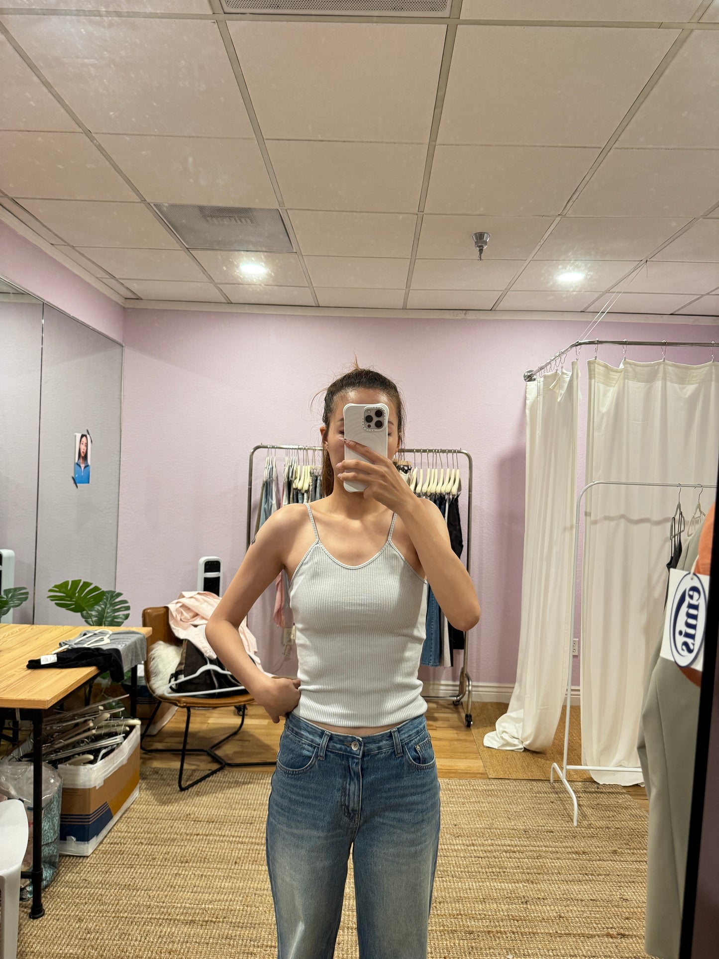 Cami with three different color