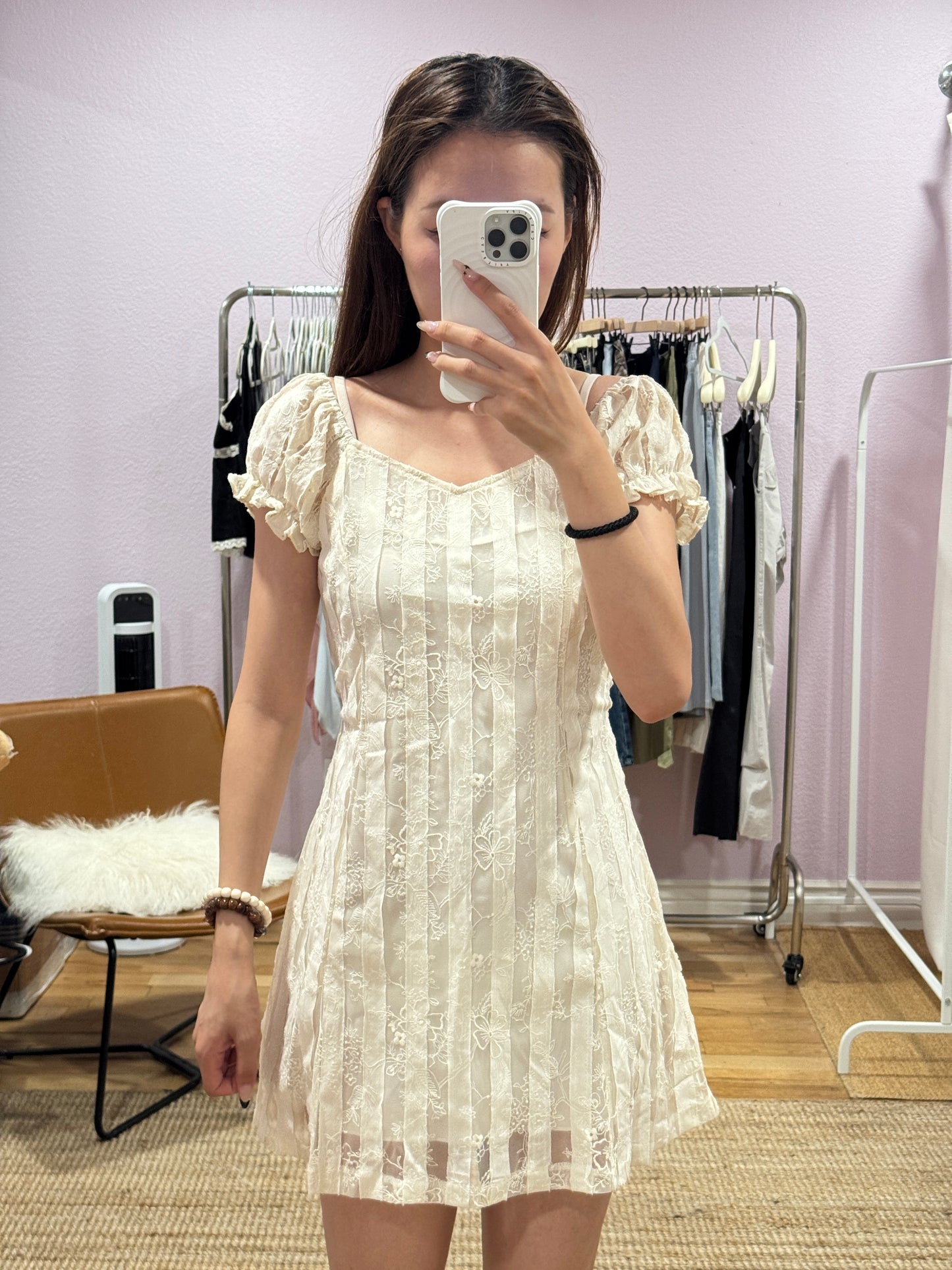 Floral lace dress