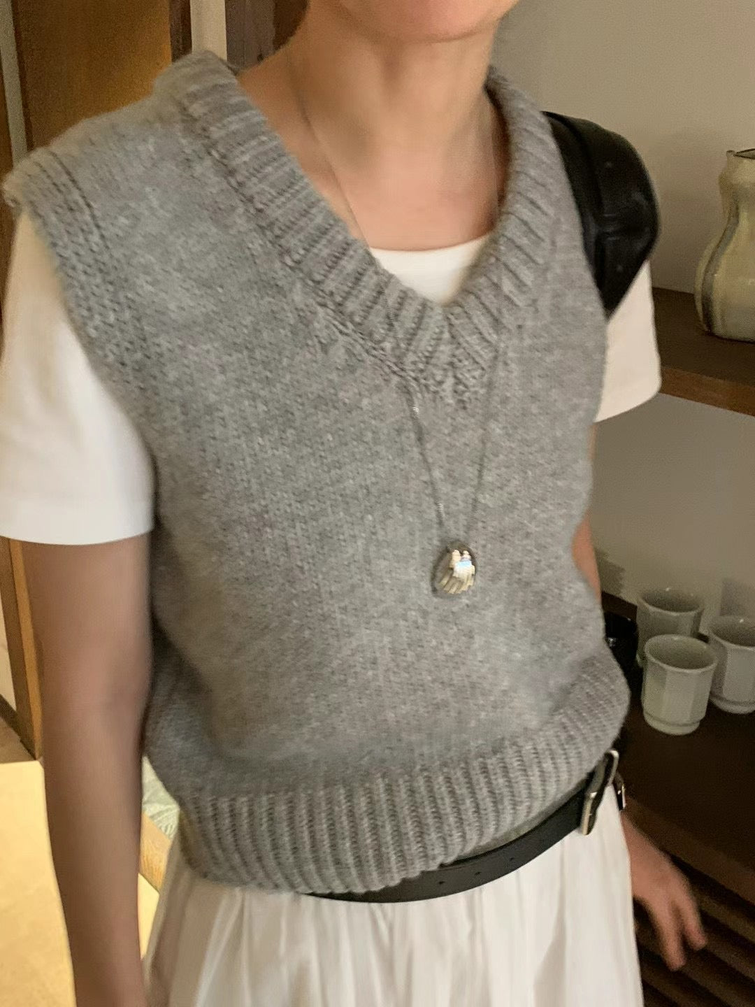 [Ounce] Knitted Vest