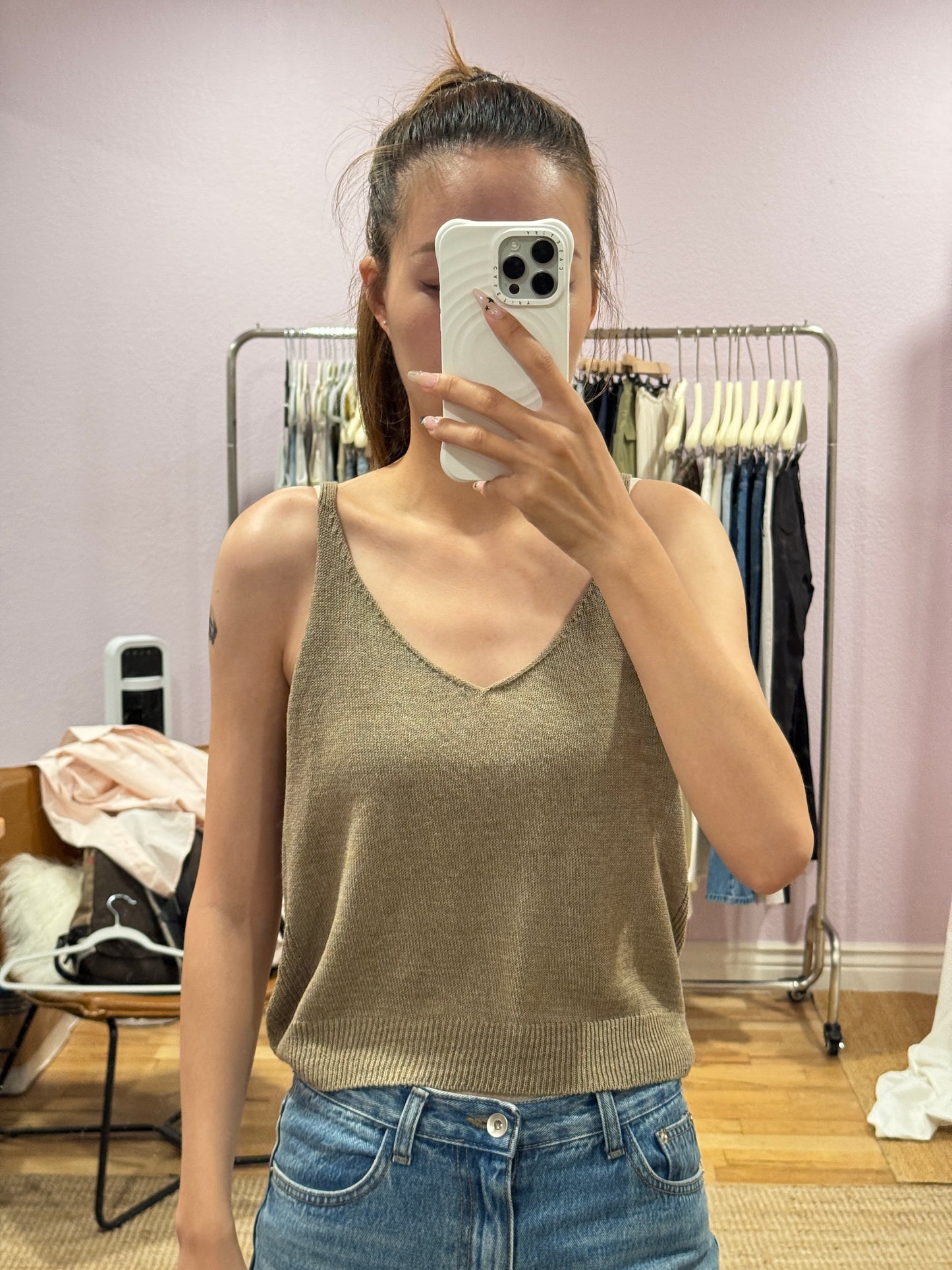 Knitted cami