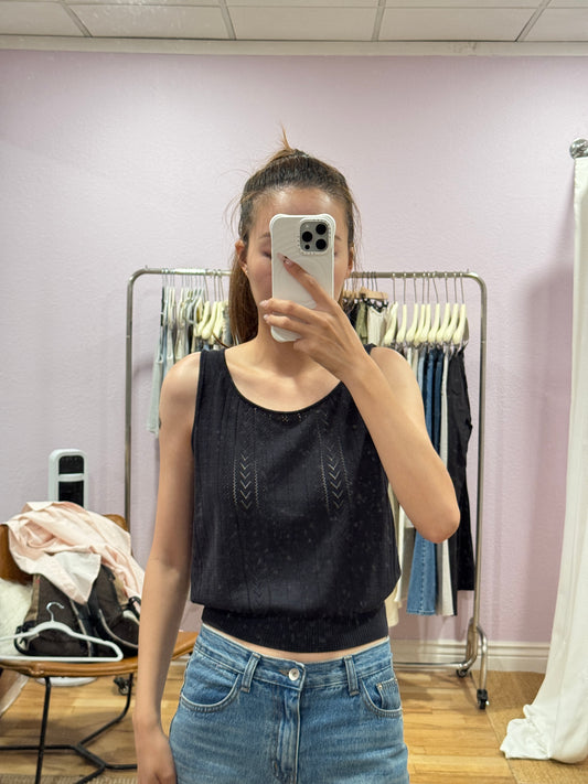 Knitted tank top