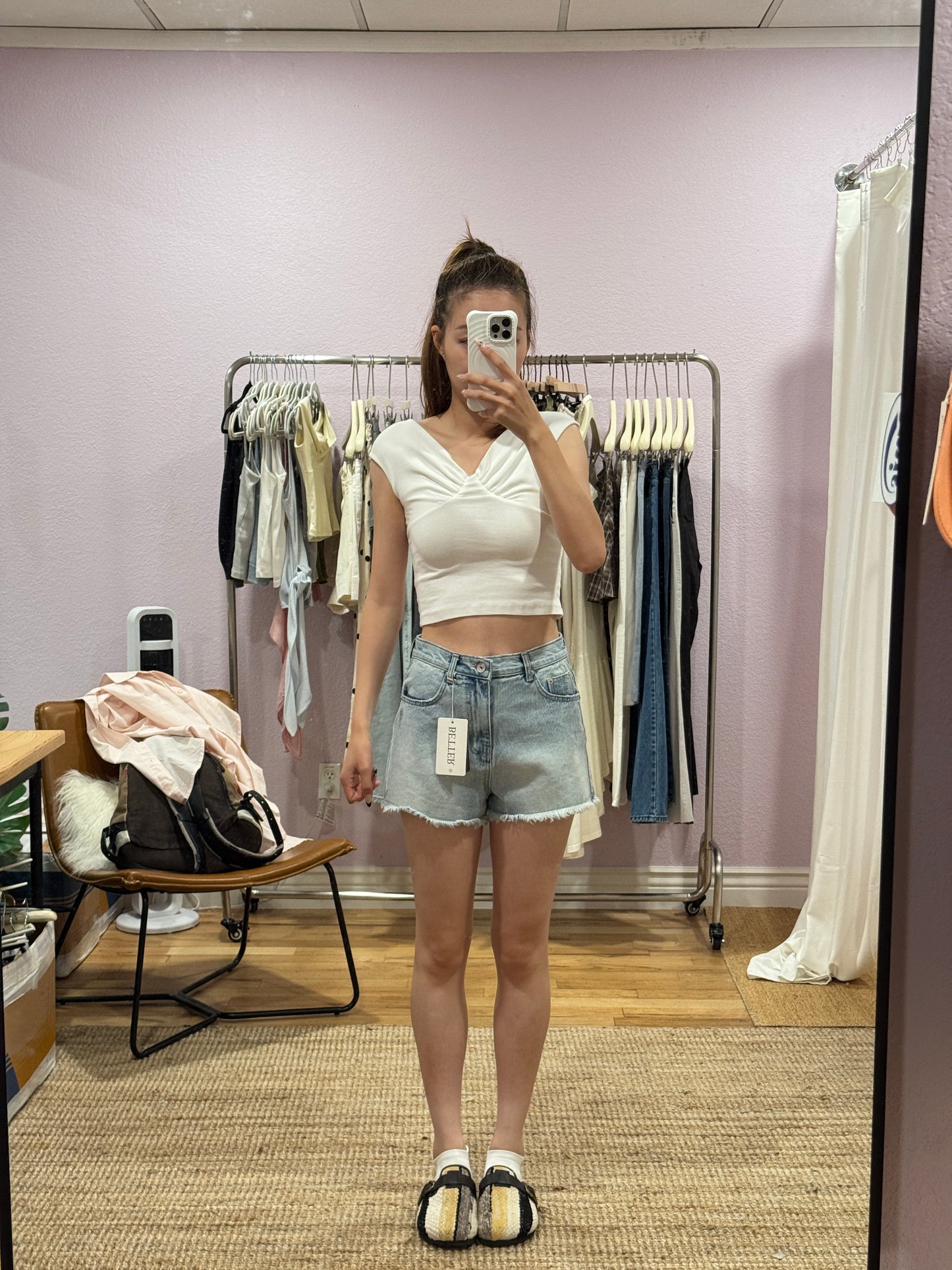 The Better denim shorts