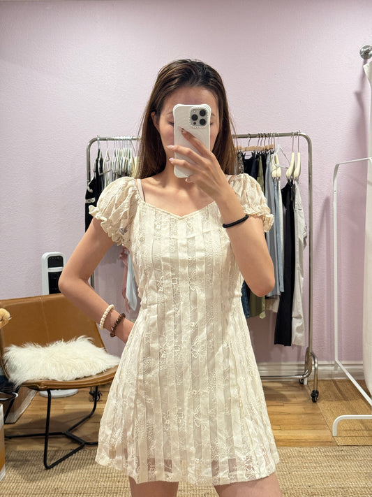 Floral lace dress