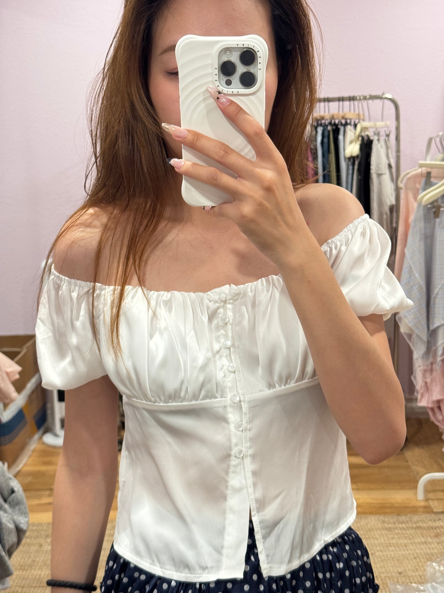 Vintage Puff Sleeve Blouse