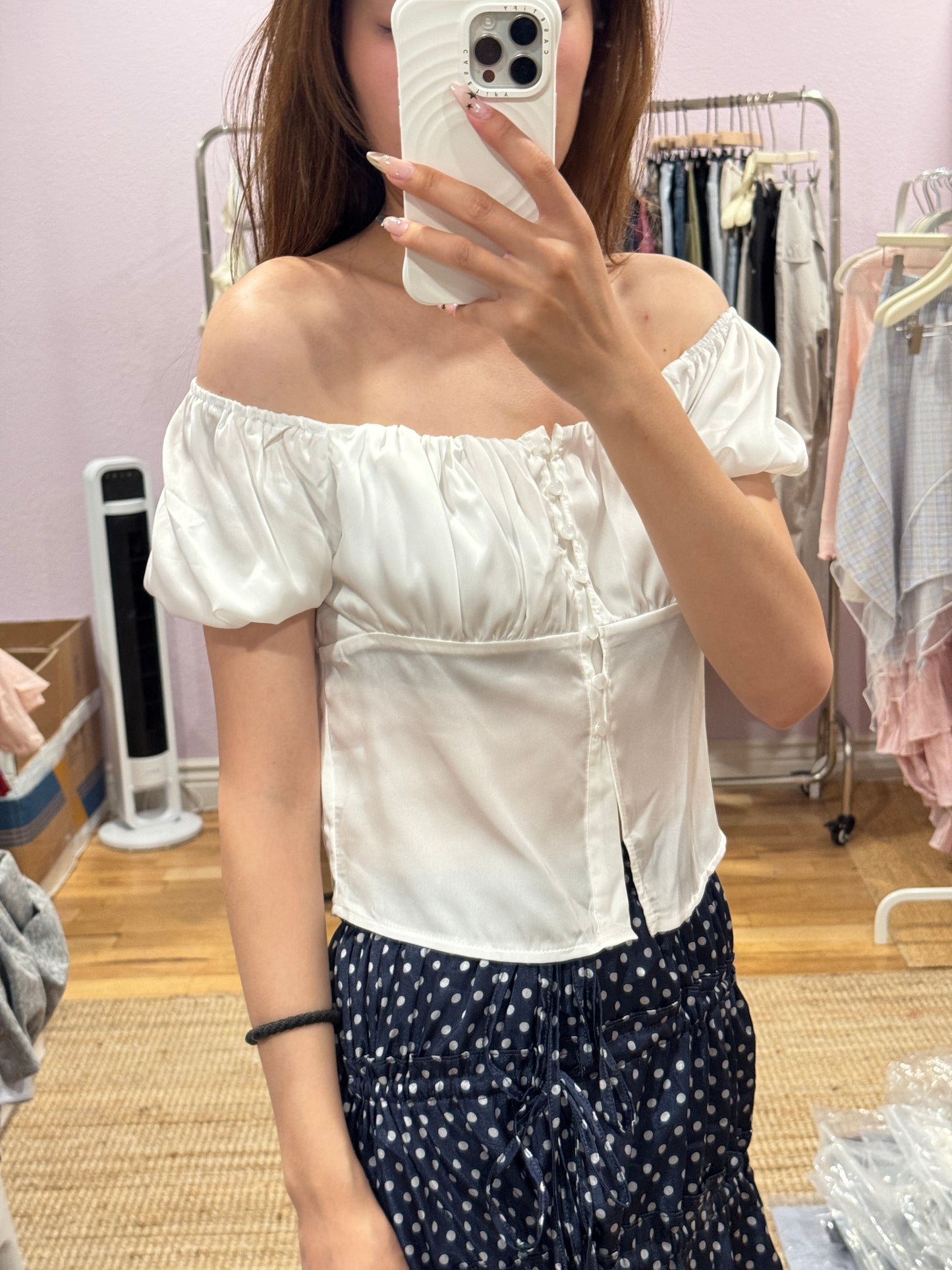 Vintage Puff Sleeve Blouse