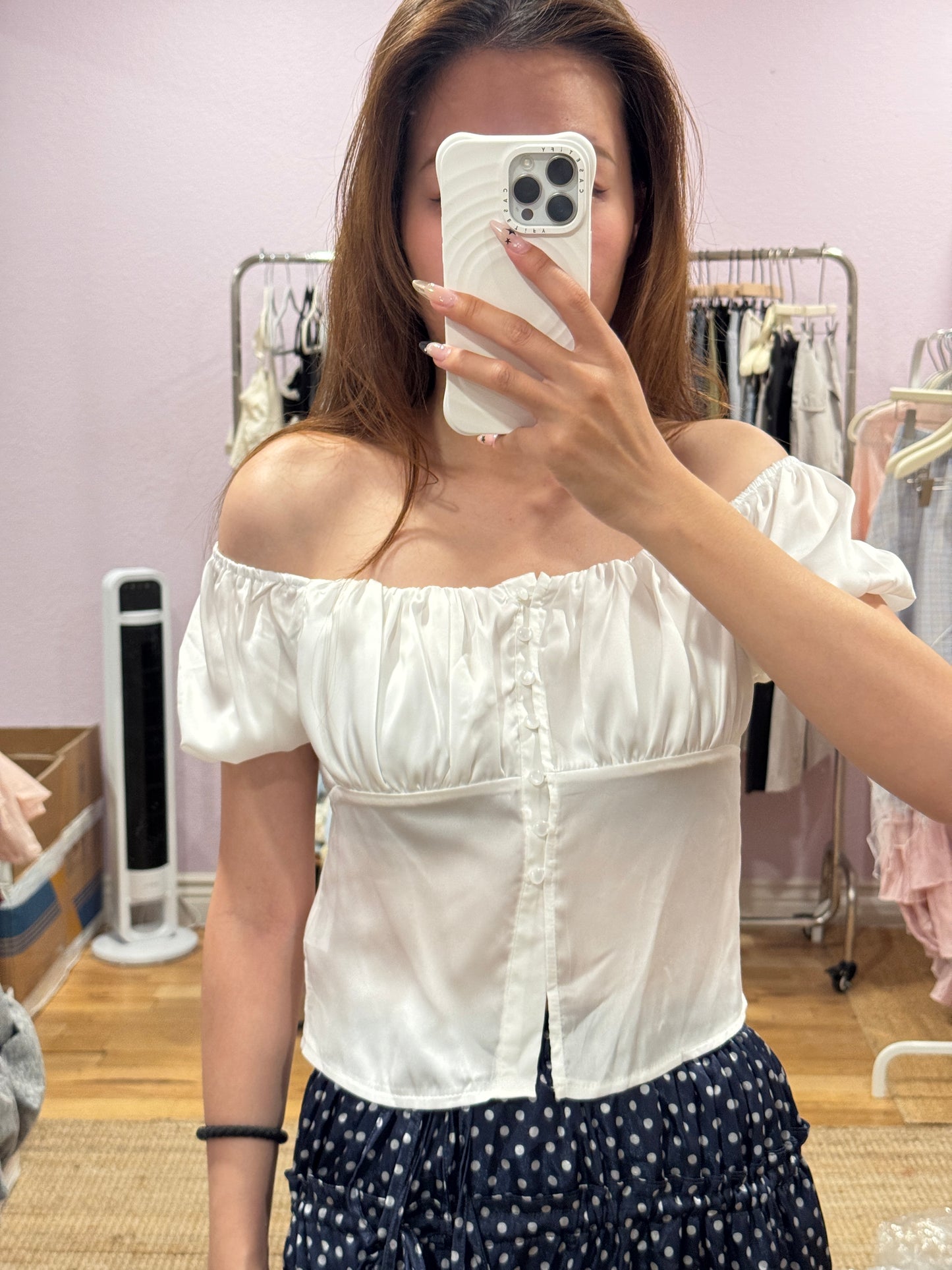 Vintage Puff Sleeve Blouse